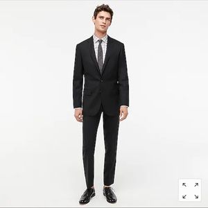 J Crew Ludlow Suit Black 36S 31x30